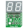 MikroElektronika 7-Seg Click LED Add On Board for 74HC595 IC MIKROE-1201
