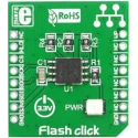 MikroElektronika Flash Click Serial Flash Add On Board for MikroBus 8MB Memory MIKROE-1199