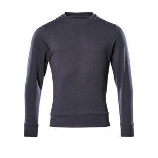 Mascot Workwear Unisex Dark Navy Polyester Cotton Pull Over Work Sweatshirt Size L 51580-966-010 L