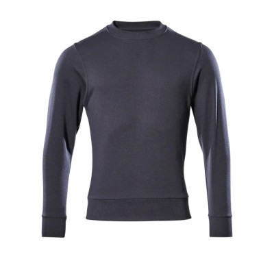 Mascot Workwear Unisex Dark Navy Polyester Cotton Pull Over Work Sweatshirt Size L 51580-966-010 L