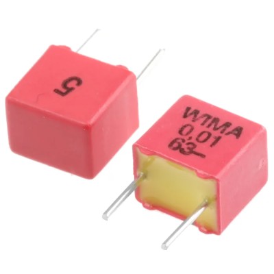 WIMA Film Capacitor 10 nF ±5% 63 V DC 40 V AC Through Hole FKP2