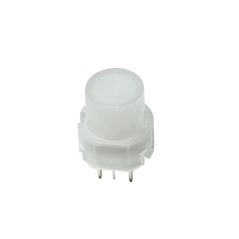 C & K D6 Series Illuminated Momentary Push Button Switch Through Hole Mount 11.4 mm Cutout SPST White LED IP40 D6RLWHF2LFS