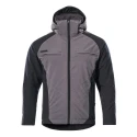 Mascot Workwear Water Resistant Winter Jacket Anthracite Size S Unisex Elastane Polyester Zipper 16002-149-88809 S