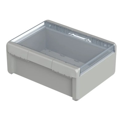 Bopla Flanged Bocube Series Grey Light Grey Polycarbonate General Purpose Enclosure, , IP68, 120mm Height x 239mm IP66
