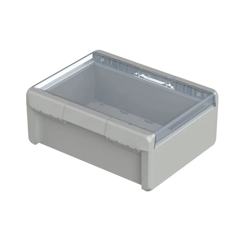 Bopla Flanged Bocube Series Grey Light Grey Polycarbonate General Purpose Enclosure, , IP68, 120mm Height x 239mm IP66