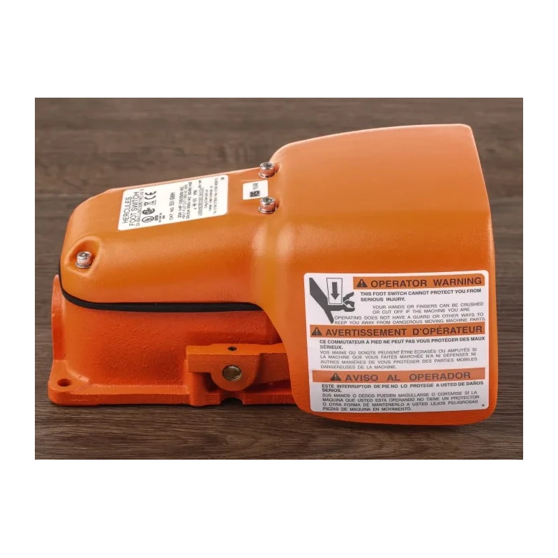 RS PRO Heavy Duty Momentary Foot Switch SPCO Cast Iron Body 20A Contact Current 250V ac 116-849