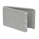 Bopla Flanged Bocube Series Grey Light Grey Lid ABS General Purpose Enclosure IP66 IP68 40mm x 96036345 B 261704 ABS-7035