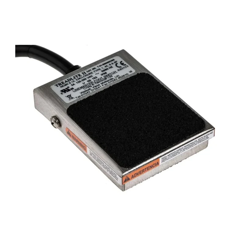 RS PRO Light Duty Momentary Foot Switch SPST Stainless Steel 3A Contact Current 250 V ac 116-855