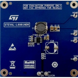 STMicroelectronics 1.5 A Synchronous Step-Down Switching Regulator Evaluation Board STEVAL-L6981NDR
