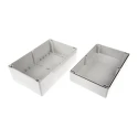 Fibox AB 162513 Series Grey Grey Lid ABS Electrical Enclosure IP66 IP67 IK07 125 mm x 160 mm x 250 mm AB 162513 ENCLOSURE
