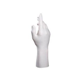 Mapa Mapa Solo 999 White Nitrile Disposable Gloves, 0.1mm Thickness, 300mm Length, 100 Gloves per Pack 999437