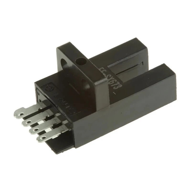 Omron Through Beam Photoelectric Sensor Fork Style 5 mm Detection Range NPN Output IP50 EE-SX673
