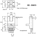 Omron Through Beam Photoelectric Sensor Fork Style 5 mm Detection Range NPN Output IP50 EE-SX673