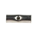 RS PRO CS Butt Wire Splice Connector, Uninsulated Tin-Plated Copper, 19mm Length, 4mm Diameter, 6mm² Maximum Wire 119-182