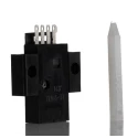 Omron Retroreflective Photoelectric Sensor, Block Style, Infrared Light Source, NPN Output, 1 mm to 5 mm Detection EE-SY672