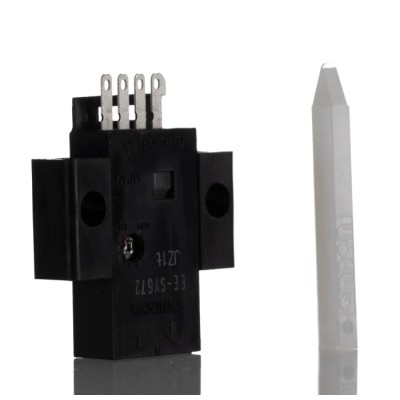 Omron Retroreflective Photoelectric Sensor, Block Style, Infrared Light Source, NPN Output, 1 mm to 5 mm Detection EE-SY672