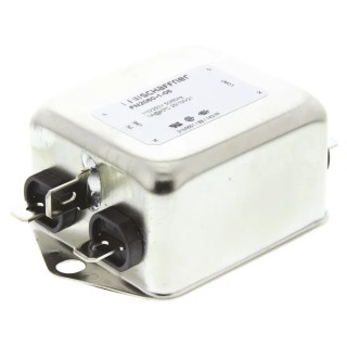 Schaffner Chassis Mount EMI Filter, Fast-On Terminals, 1 A, 250V AC/DC, 400Hz, Two-Stage FN2060