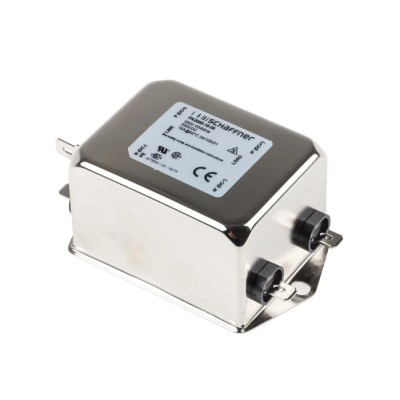 Schaffner Chassis Mount EMI Filter 16 A 250V AC/DC 0Hz-400Hz Fast-On Termination Single Phase FN2060