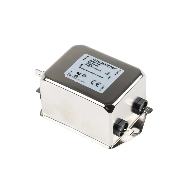 Schaffner Chassis Mount EMI Filter 16 A 250V AC/DC 0Hz-400Hz Fast-On Termination Single Phase FN2060