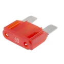 Littelfuse 50A Red Maxi Blade Car Fuse 32V DC Time Delay Plastic Body 0299050.TXN