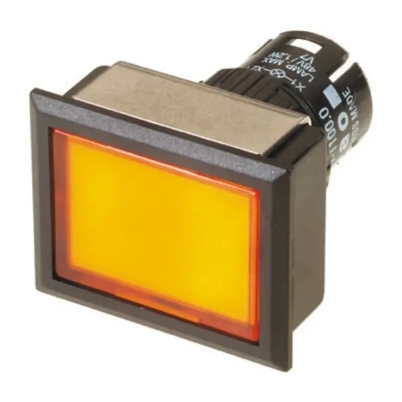 EAO 61 Series Yellow Momentary Push Button Head IP65 Protection 5A 250Vac Modular Switch 61-1100.0,61-9681.4,61-9931.0