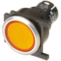EAO Yellow Momentary Mushroom Push Button Head IP65 32mm Diameter Series 61 61-1100.0 61-1100.0, 61-9642.4 ,61-9933.0