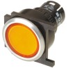 EAO Yellow Momentary Mushroom Push Button Head IP65 32mm Diameter Series 61 61-1100.0 61-1100.0, 61-9642.4 ,61-9933.0