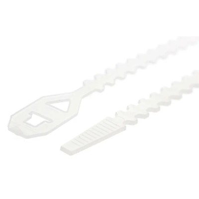 Essentra Releasable Cable Tie 150 mm Length x 6.4 mm Width Natural Polypropylene HT-5.9