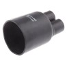 TE Connectivity Multi-Legged Heat Shrink Boot Black Modified Polyolefin Adhesive Backing 40.64 mm SSB-1202FR