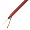 Van Damme 2 Core Multicore Microphone Cable 0.22 mm² CSA Screened 4.5 mm OD 100 m Length Red 268032020100