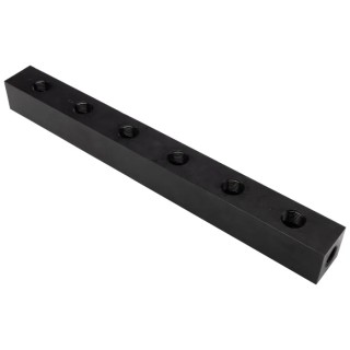 Hi-Force Hydraulic Manifold 6 Stations, 3/8 in Port Size, Female Port, 700 bar Maximum Operating Pressure HM6