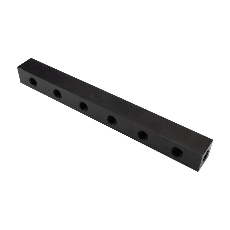 Hi-Force Hydraulic Manifold 6 Stations, 3/8 in Port Size, Female Port, 700 bar Maximum Operating Pressure HM6