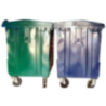 Mild Steel Outdoor Garbage Bins 1100 Liter