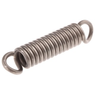 RS PRO Steel Extension Spring, 48 mm Free Length x 11 mm Outside Diameter, 259 N Initial Tension 121-337