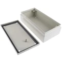 RS PRO ST Series Grey Steel Junction Box IP66 IECEx 300mm x 150mm x 80mm IP66