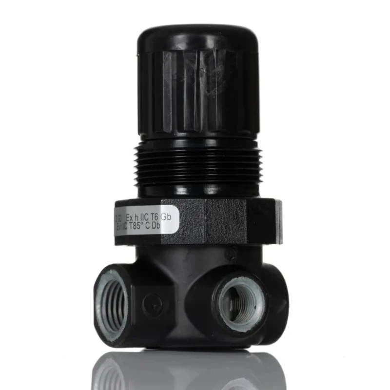 Norgren Pneumatic Regulator G 1/4 Port 0.3 to 7 Bar Pressure Range R07-200-RNKG