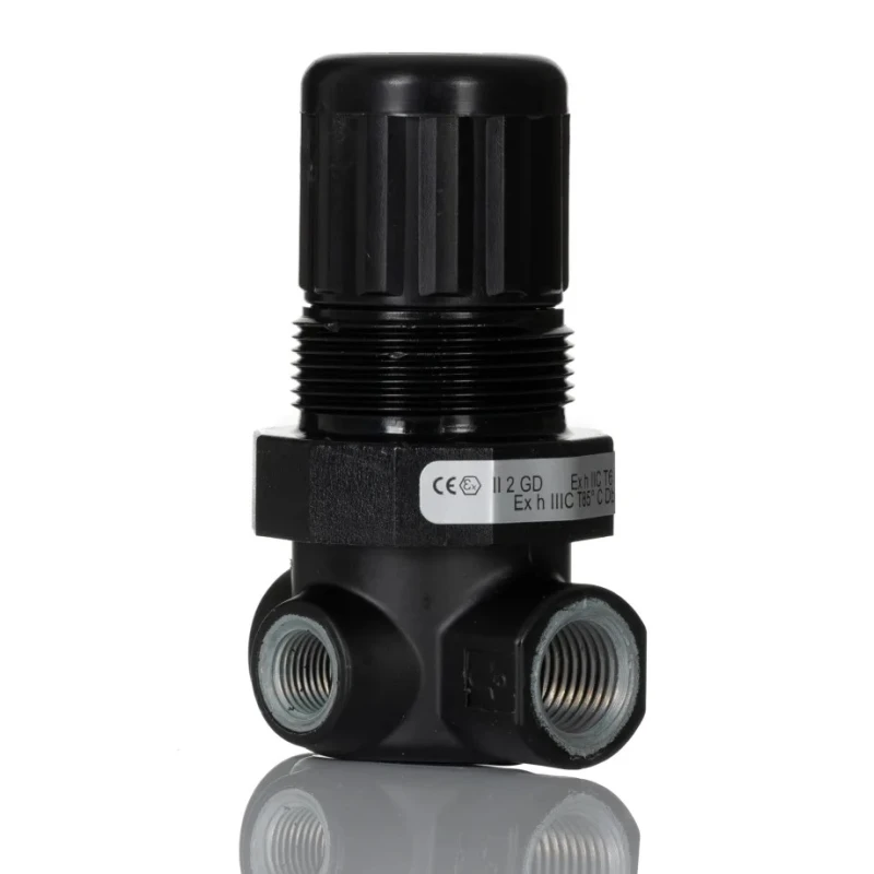 Norgren Pneumatic Regulator G 1/4 Port 0.3 to 7 Bar Pressure Range R07-200-RNKG