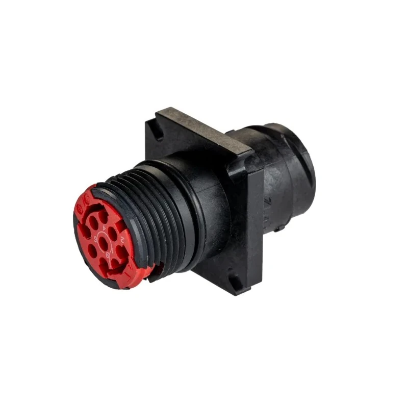 Souriau Sunbank by Eaton Circular Connector 9 Contacts Flange Standard Plug Male IP68 Clipper Series CL1M1201