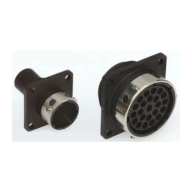 Souriau Sunbank by Eaton Circular Connector 7 Contacts Flange Standard Connector Plug Female IP65 UTG0187S