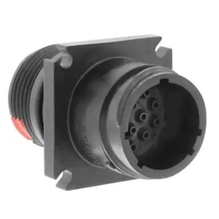 Souriau Sunbank by Eaton Circular Connector 14 Contacts Flange Standard Plug Male IP68 Clipper Series CL1M2201
