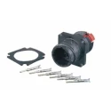 Souriau Sunbank by Eaton Circular Connector 14 Contacts Flange Standard Plug Male IP68 Clipper Series CL1M2201