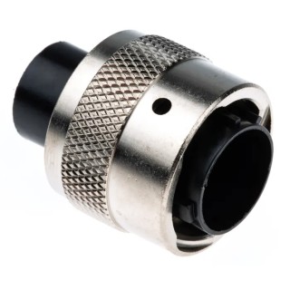 ITT Cannon Circular Connector 8 Contacts Cable Socket Male IP65 Thermoplastic Housing UTG6128PN
