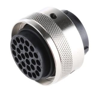 Souriau Sunbank by Eaton Circular Connector, Socket, Male, 28 Contacts, Cable Mount, Standard Size, IP65 UTG62028PN