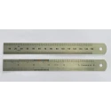 RS PRO 150 mm Steel Ruler Imperial, Metric Polished Stainless Steel 19mm Width 219-7001