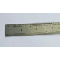 RS PRO 150 mm Steel Ruler Imperial, Metric Polished Stainless Steel 19mm Width 219-7001