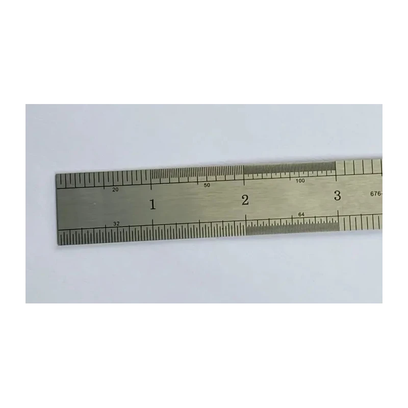 RS PRO 150 mm Steel Ruler Imperial, Metric Polished Stainless Steel 19mm Width 219-7001