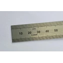 RS PRO 150 mm Steel Ruler Imperial, Metric Polished Stainless Steel 19mm Width 219-7001