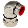Adaptaflex Nickel Plated Brass Conduit Fitting 32 mm Nominal Size M32 Thread Size 90 Degree Elbow IP67 SPL32/M32/90 X 5