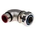 Adaptaflex S Type Conduit Fitting Nickel Plated Steel Silver 25 mm Nominal Size M25 IP67 SPL25/M25/90 X 5