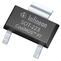 Infineon CoolMOS P7 Type N-Channel MOSFET 8 A 800 V Enhancement 3-Pin SOT-223 IPN80R600P7ATMA1